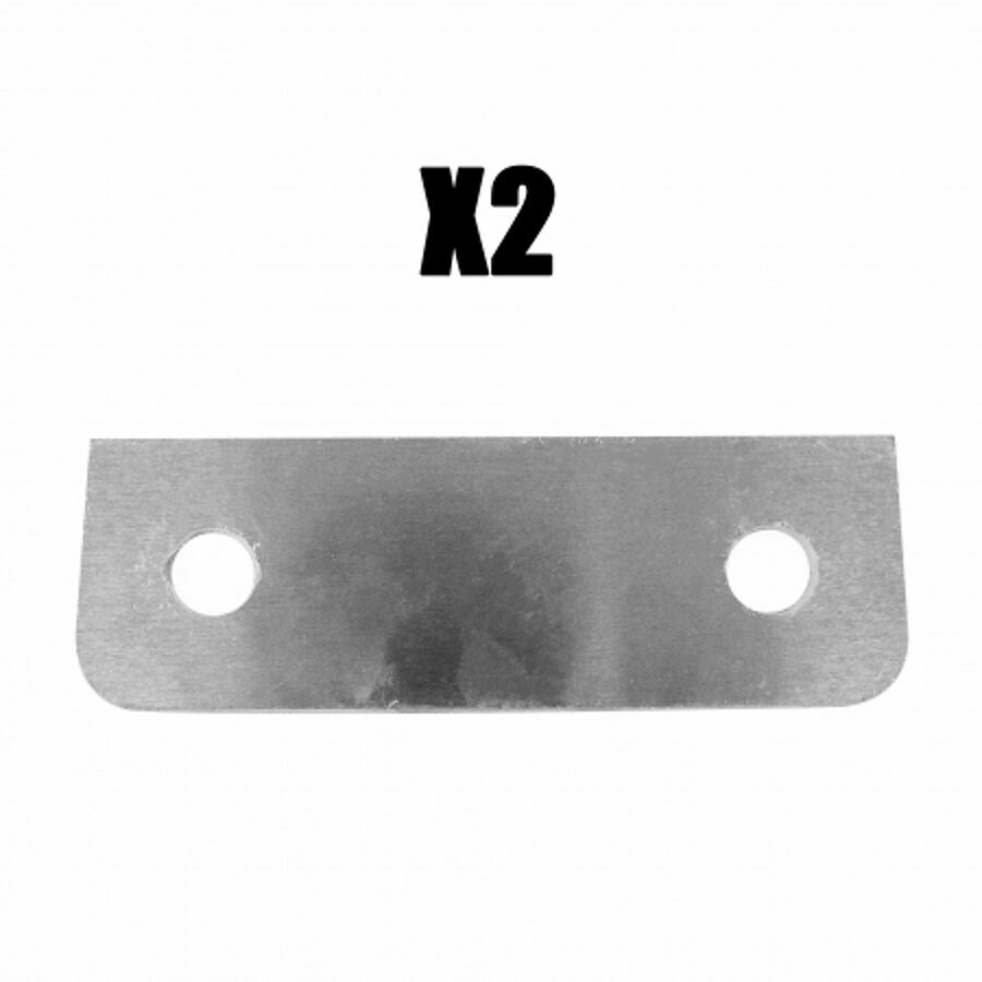 GRATING STEP FOR BULKHEAD MANDOOR, ALUMINUM 1/2 ROUND DUMP