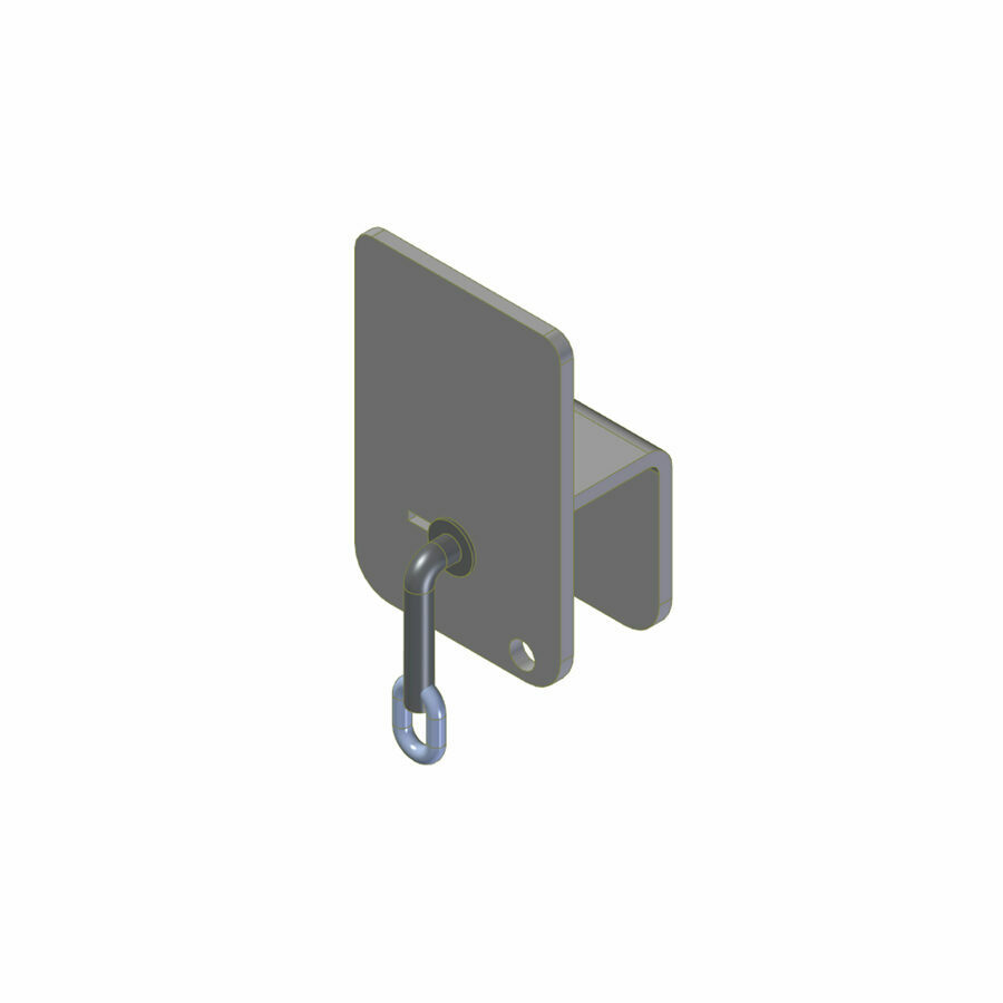 MANUAL HANDLE KEY LATCH ASSEMBLY