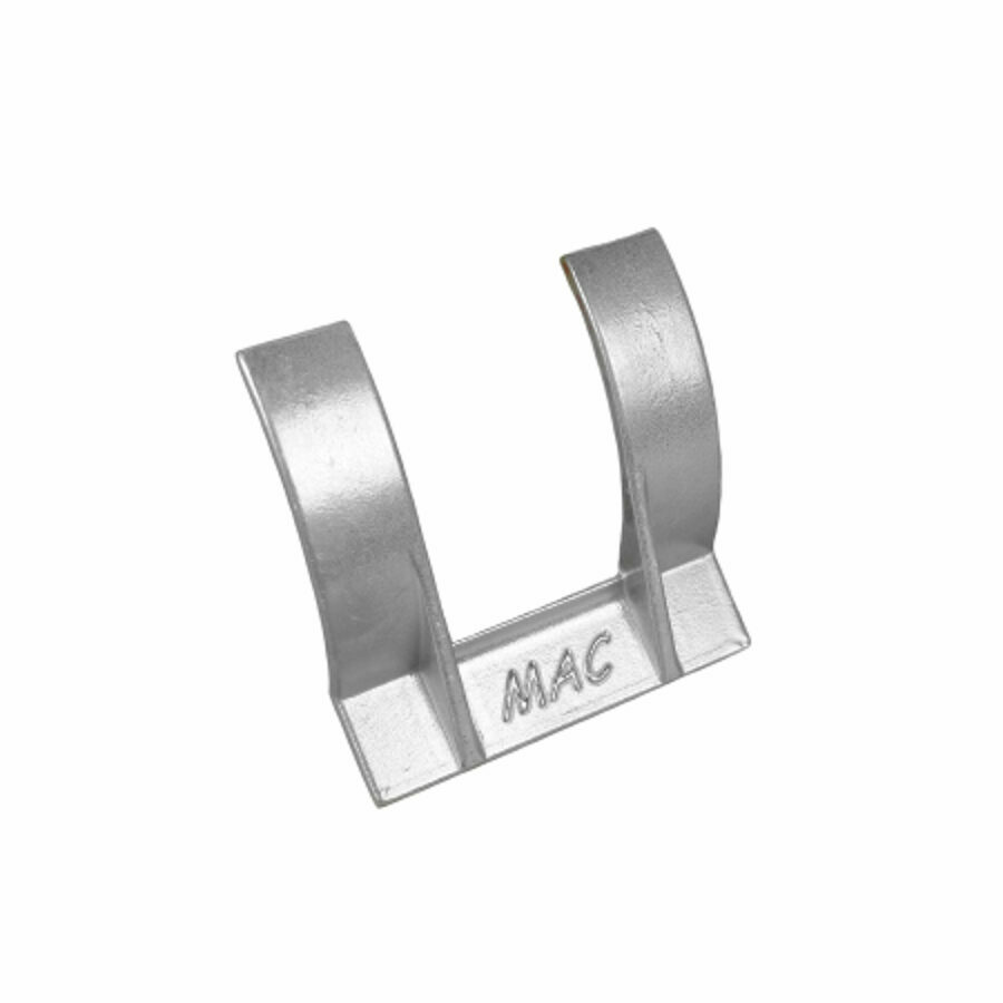 CASTING, ALUMINUM SHOVEL HOOK W/ MAC LOGO