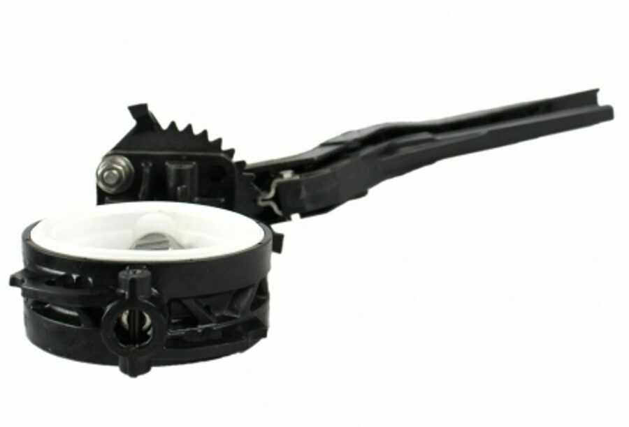 BUTTERFLY VALVE 3", BLACKMAXX ALLO DISC, WHITE SEAL W/ HD ALUMINUM HANDLE