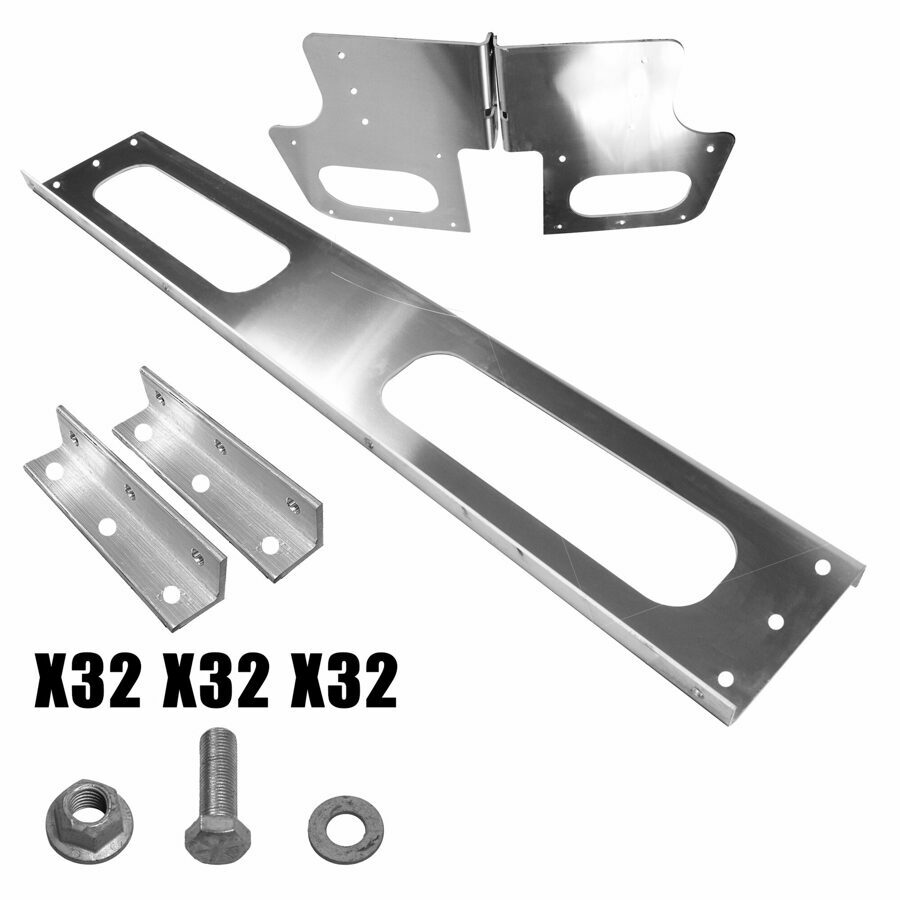 BOLT-ON TOOLBOX MOUNTING KIT/BRACKET ASSEMBLY, FLATBED FRAME MOUNT FOR 24" X 24" X 60"