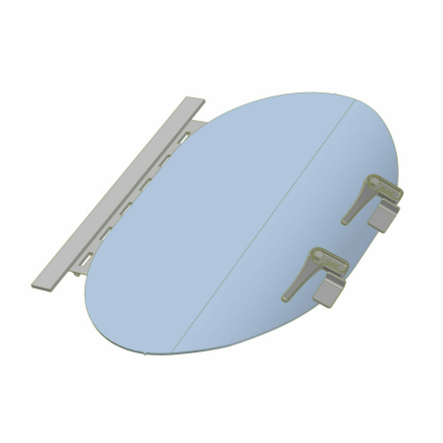 MANDOOR ASSEMBLY, RADIUS BULKHEAD FOR STEEL BODY DUMP