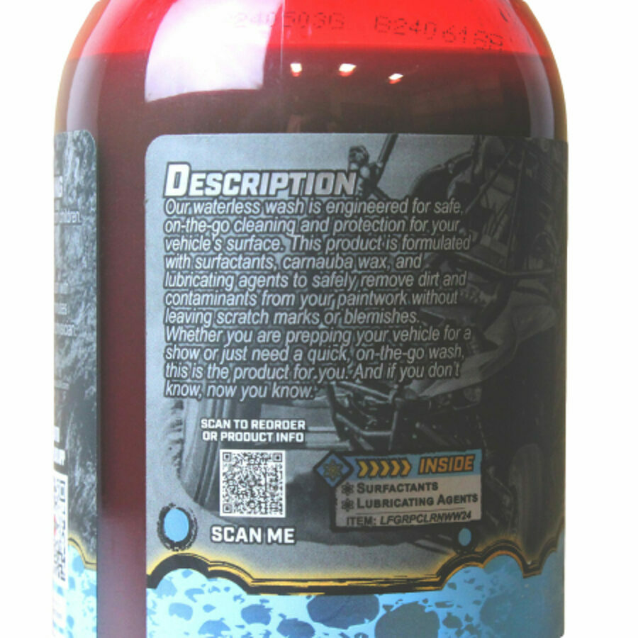 NOTORIOUS H20 WATERLESS WASH