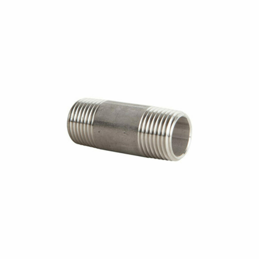 NIPPLE, 3/8" CLOSE BP STEEL