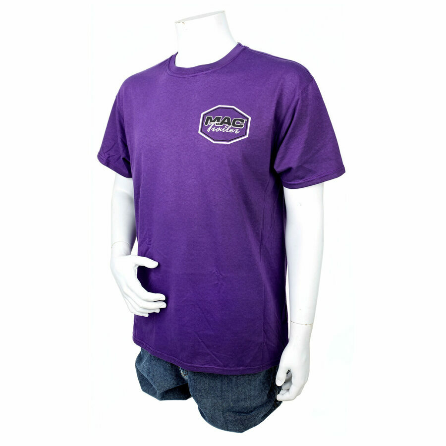 T-SHIRT ROUND BOTTOM PURPLE 2X