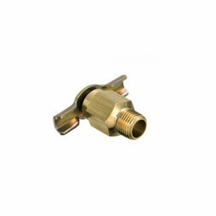 DRAIN COCK 1/4" MALE, NPT BRASS PETCOCK