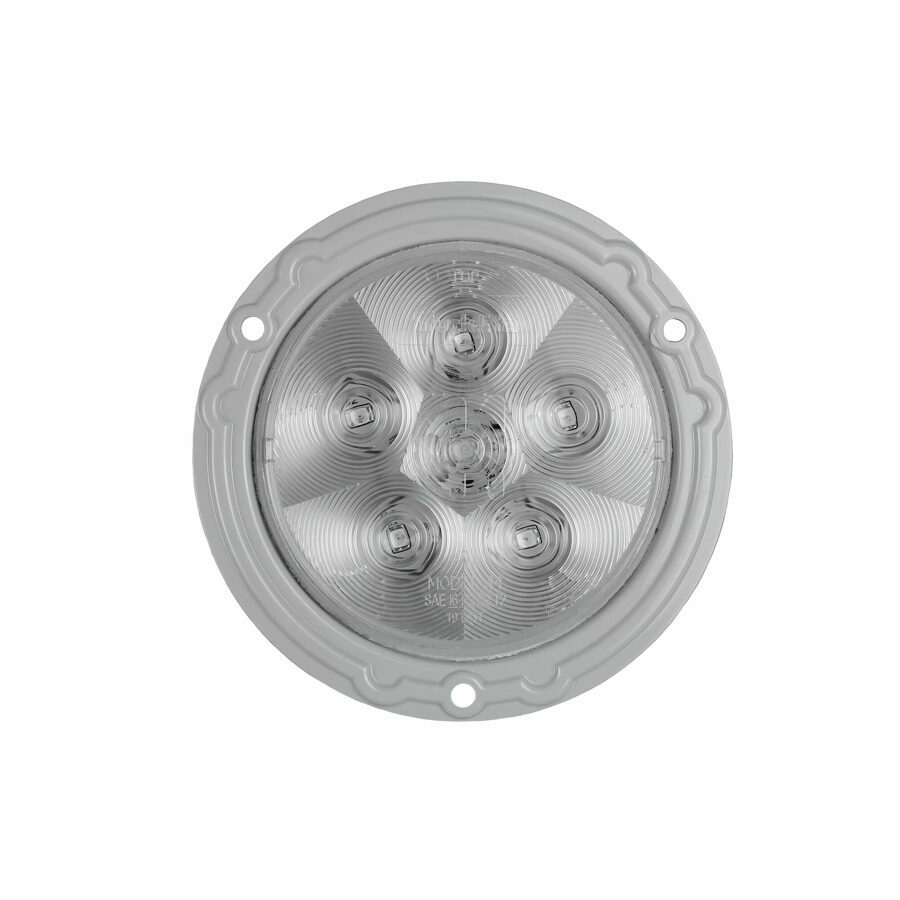 TRUCK-LITE, 6-DI, 4", M-44 RED, FLANGE MOUNT