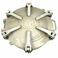 MANLID 20" ALUMINUM 6" ALUMINUM COLLAR WHITE GASKET, BETTS LOGO