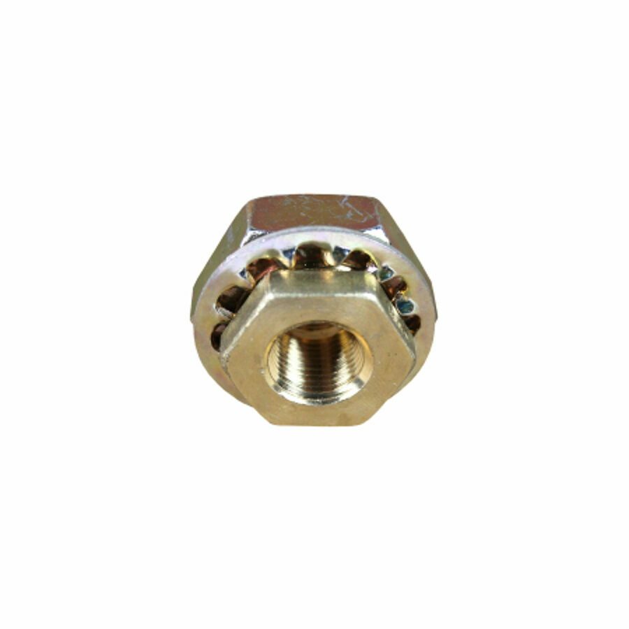 BRASS, BULKHEAD 3/8", CHASSIS STANDARD, LARGE NUT