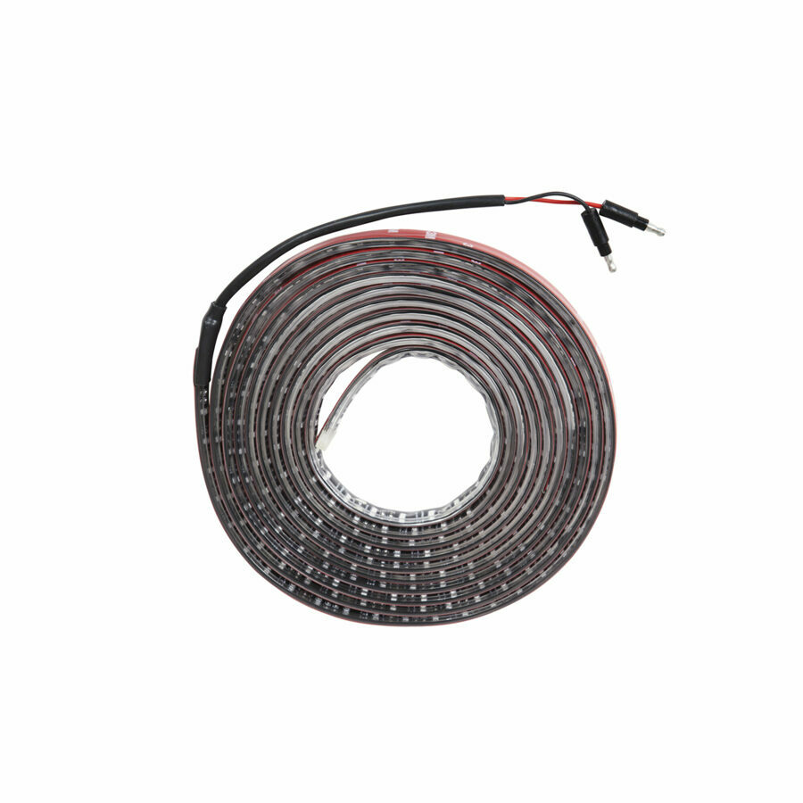 RED LED ADHESIVE STRIP LIGHT 96", WITH 54" TWIN MALE .180 BULLETS