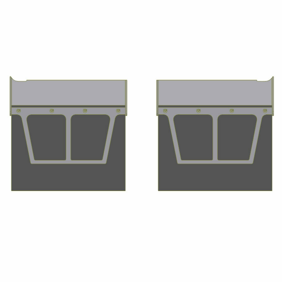 MUD FLAP ASSEMBLY, WALKING FLOOR & TIPPER, FRONT