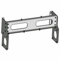 BOLT-ON TOOLBOX MOUNTING KIT/BRACKET ASSEMBLY, FLATBED, 18" X 18" X 48" FRAME MOUNT