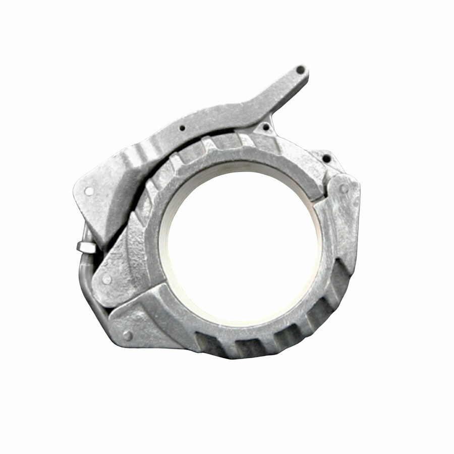 ALUMINUM COUPLER 4", CAM HANDLE, SOLID WHITE GASKET