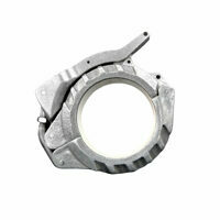 ALUMINUM COUPLER 4", CAM HANDLE, SOLID WHITE GASKET