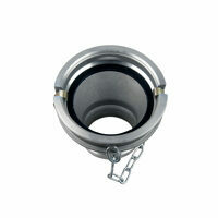 GRAVITY COUPLER W/ 4" MALE CAM & GROOVE OUTLET
