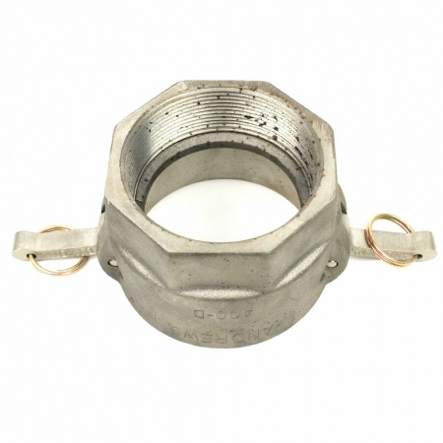 COUPLER, 4" FEMALE X FEMALE, NPT UNPLATED IRON, TYPE D