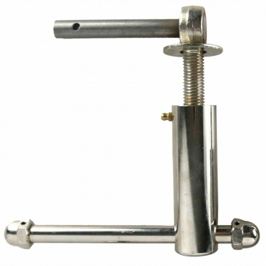 TAILGATE WINDER ASSEMBLY, BOTTOM W/ NICKEL PLATED FINISH