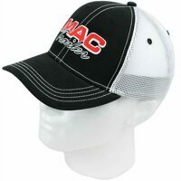 MAC TRAILER HAT, WHITE FITTED MESH M/L