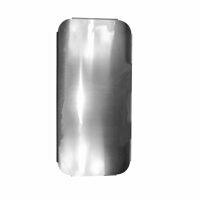 ALUMINUM BULKHEAD MANDOOR ASSEMBLY, DRIVER SIDE FOR DUMP TRAILERS, RECTANGLE STYLE W/ GRAB HANDLE