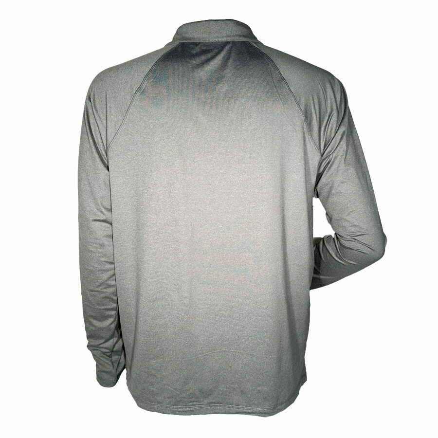 QUARTER ZIP GRAY HEATHER 2X