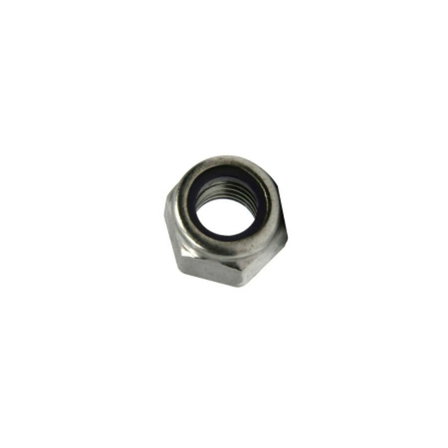 LOCK NUT, NYLON, 3/8-16 SST, 18-8 STAINLESS