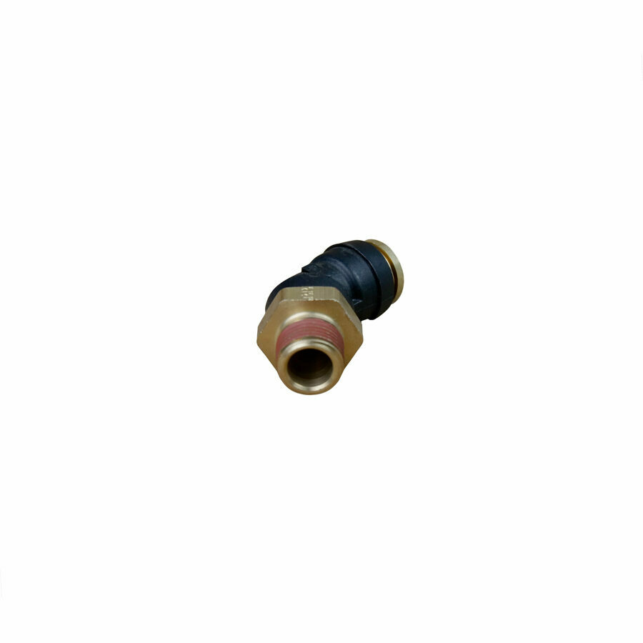 PTC ELBOW BRASS, 1/2" X 3/8" P 45 DEGREE
