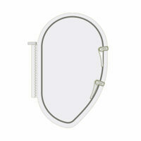 MAN DOOR ASSEMBLY, RADIUS BULKHEAD ALUMINUM HALF ROUND