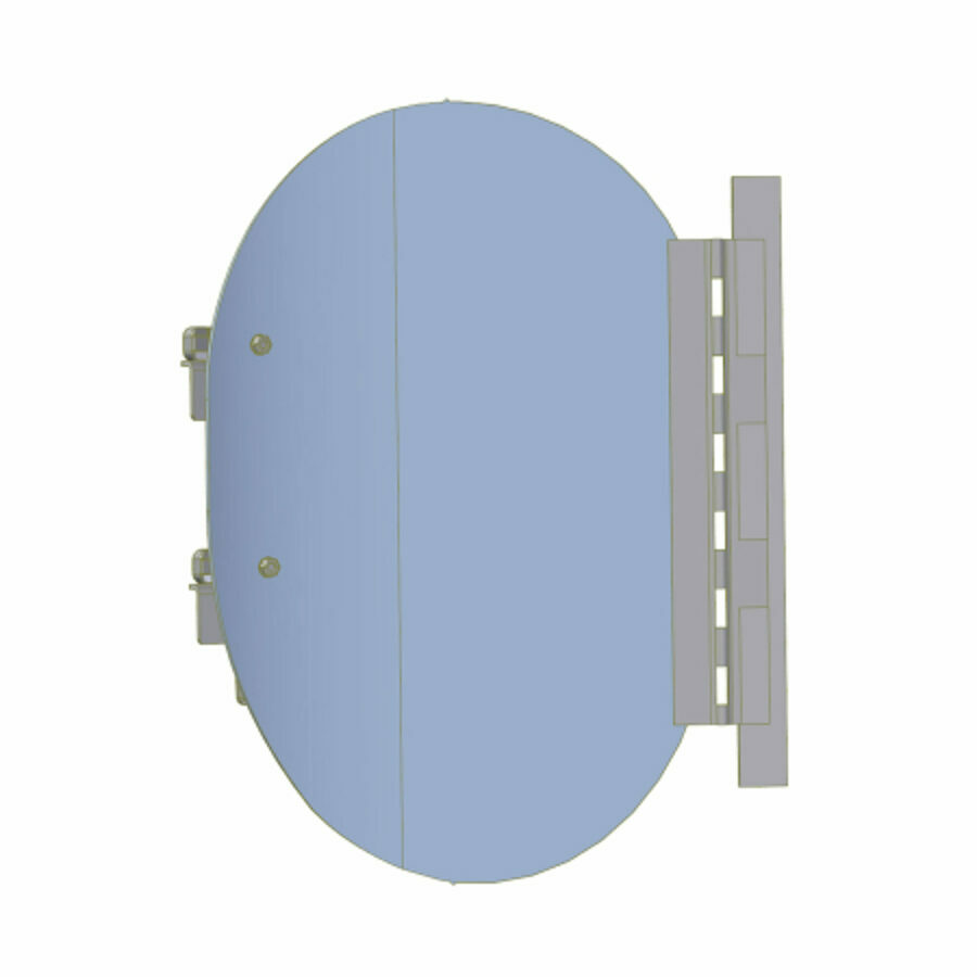 MANDOOR ASSEMBLY, RADIUS BULKHEAD FOR STEEL BODY DUMP