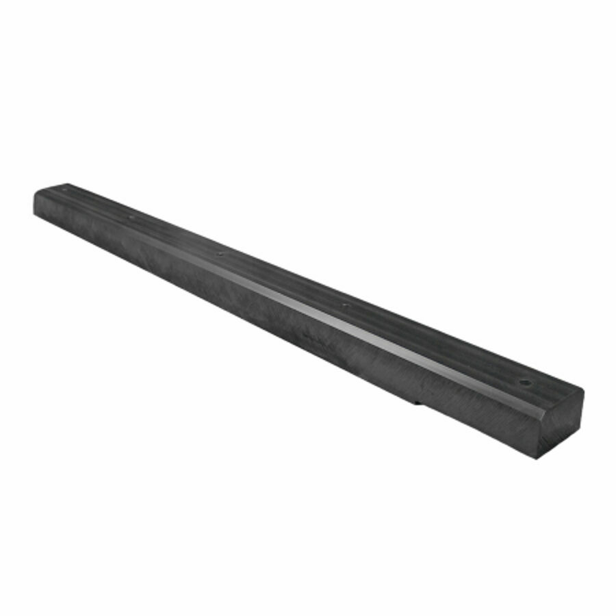 COAL BUCKET PUSHER BLOCK, 59-3/4" BLACK, FOR SHEET & POST GATE, UHMW COMPLETELY FABRICATED