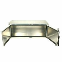 AERO TOOLBOX, 24" X 24" X 48", PASSENGER SIDE ALUMINUM DOUBLE DOOR W/ CAMLOCK