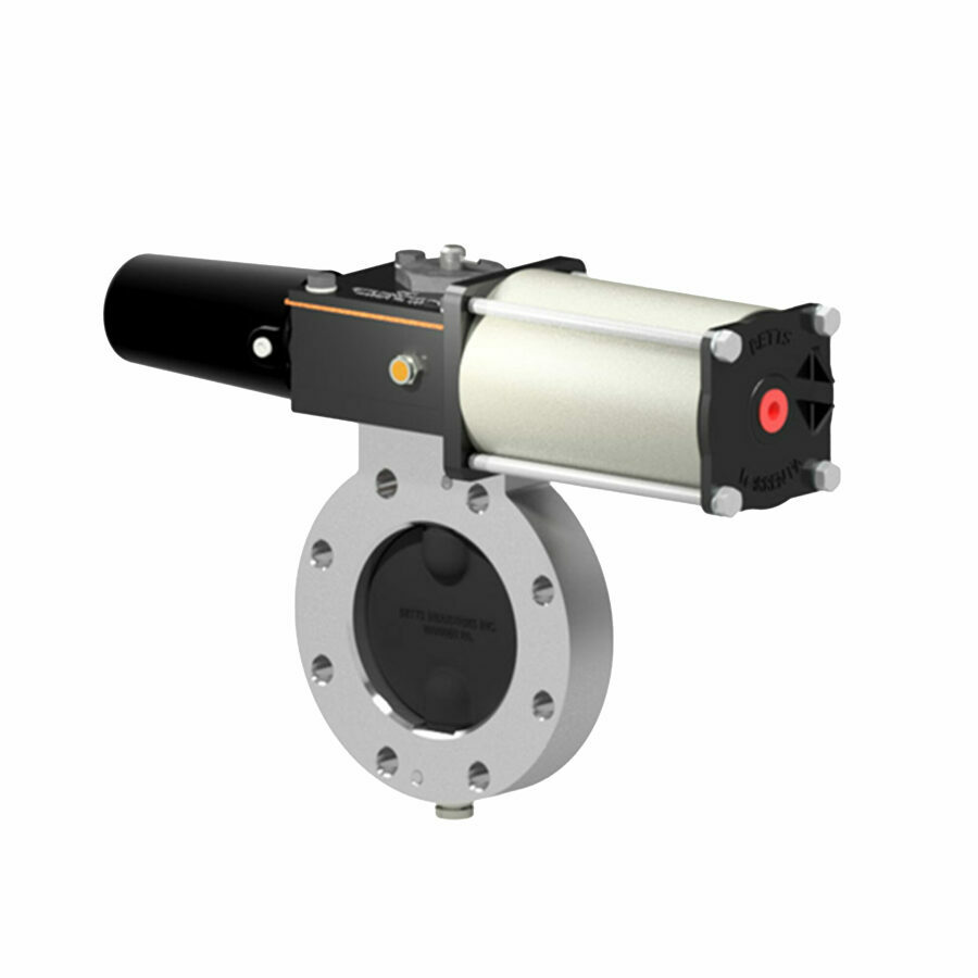 VALVE, 3" BUTTERFLY, WET-R-DRI, AIR TO SPRING, E-COATED