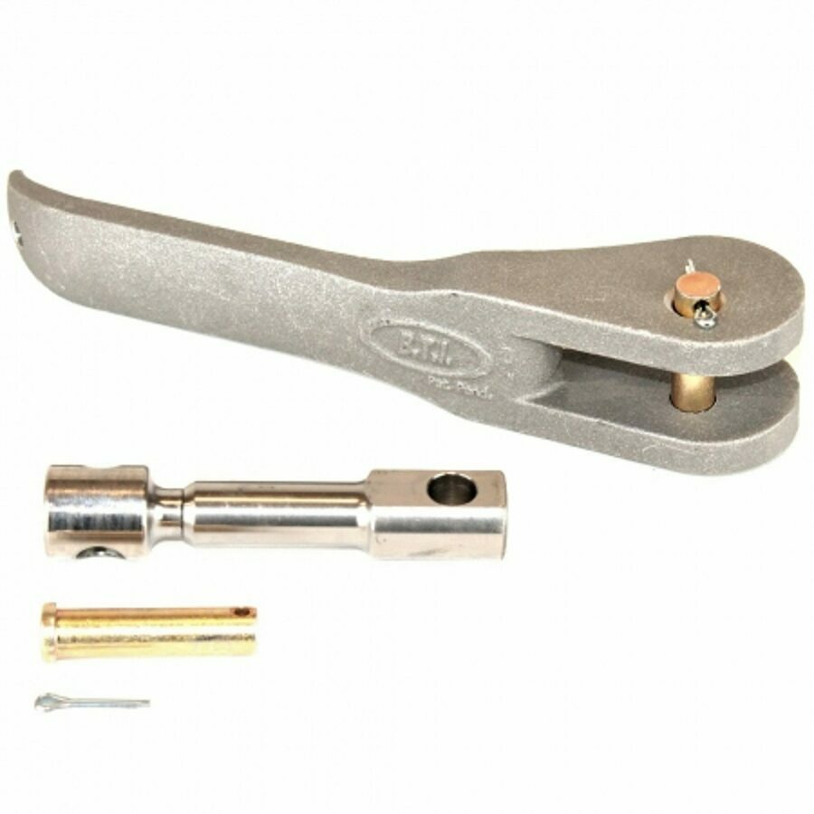 BTI/HEIL ALUMINUM CAM ADJUSTER/LATCH, STAINLESS STEEL W/ ZINC CLEVIS PINS FOR MANLID