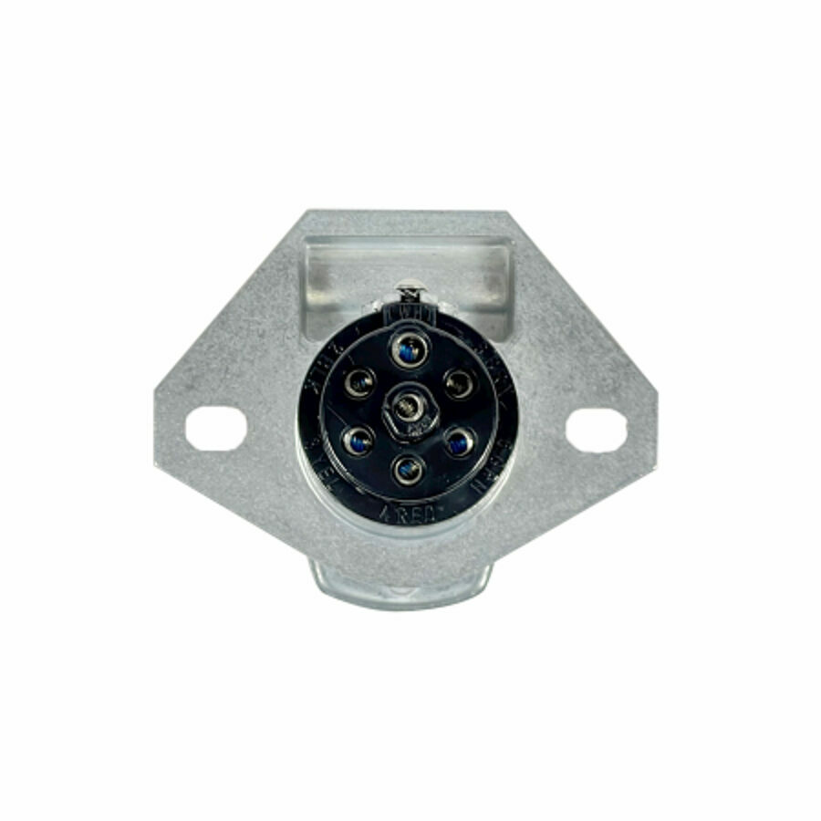 SOCKET 7 WAY, J560 GROTE SAE SCREW TERMINAL, SPLIT PIN