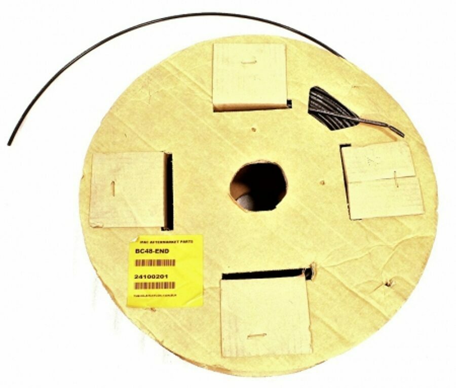 AIR TUBING, 1/4", BLACK 1,000' ROLLS BLK POLYETHYLENE