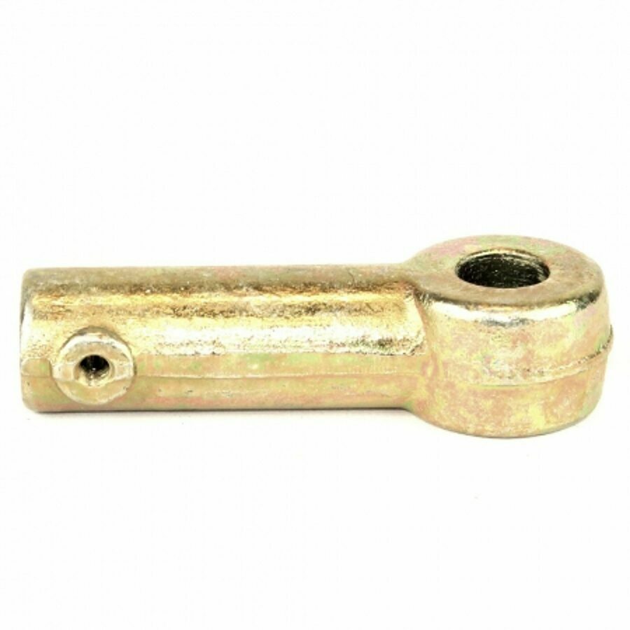 ROD END, EYE GATE LINKAGE, FORGE A-36 GOLD ELECTRO PLATED, LEFT HAND THREAD