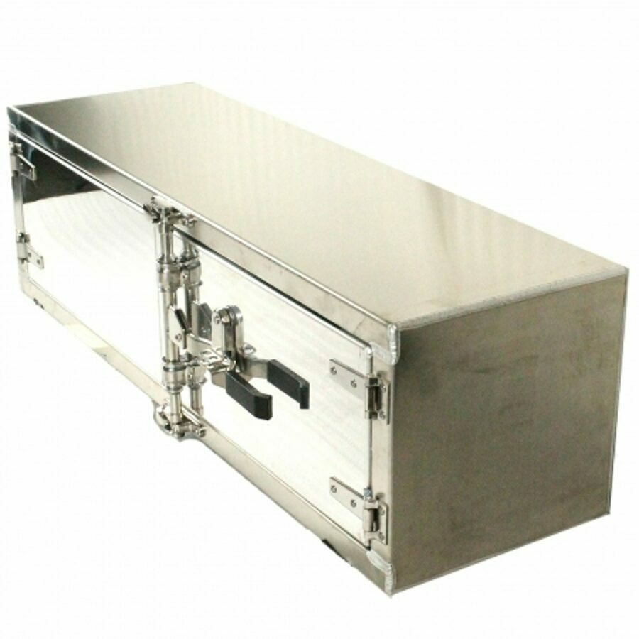 AERO TOOLBOX, 18" X 18" X 48", PASSENGER SIDE ALUMINUM DOUBLE DOOR W/ CAMLOCK