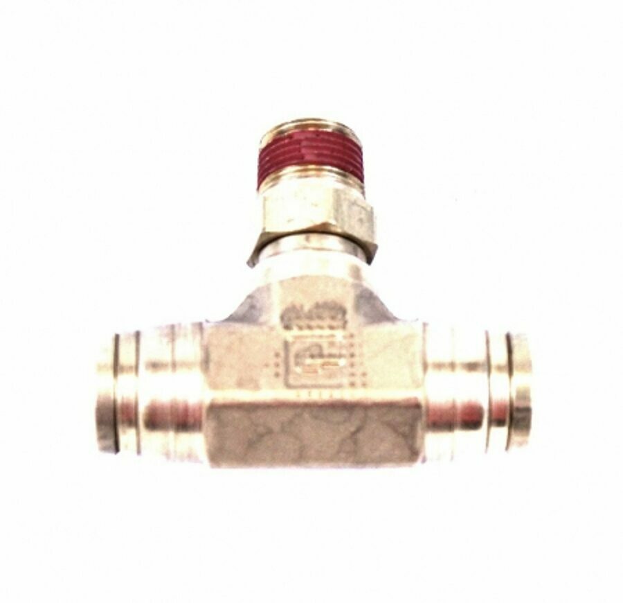 PTC BRANCH TEE BRASS, 1/2" X 3/8"