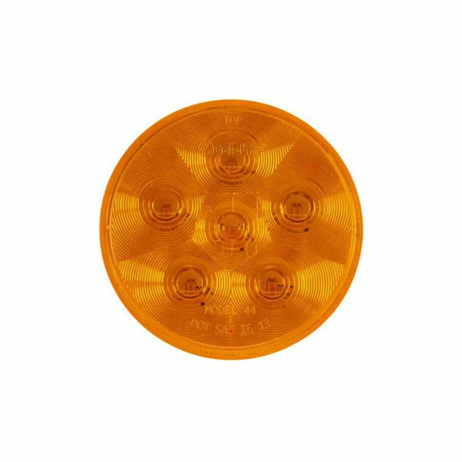 LED 4"  SUPER 44 REAR TURN AMBER, 6 DIODE PATTERN LAMP ONLY, GROMMET MOUNT