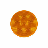 LED 4"  SUPER 44 REAR TURN AMBER, 6 DIODE PATTERN LAMP ONLY, GROMMET MOUNT