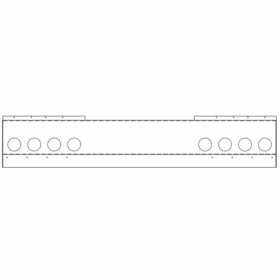 AS LIGHT BOX 14" HOUSING 10.87 X 17.93 X 96.00 4HL ALUMINUM