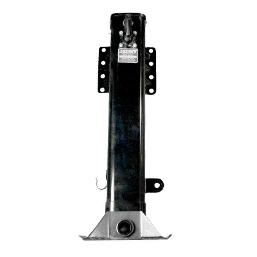 LANDING GEAR JOST 17" UL520, 8 HOLE FLANGE, BLACK POWDER COAT