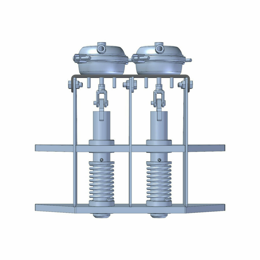 DOUBLE DOLLY LOCK ASSEMBLY