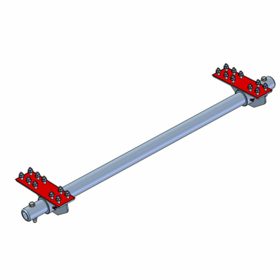 REAR END PIN & SHOE (STD.) 102, NO BUSHINGS