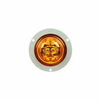 LAMP, 2.5" LED, AMBER MODEL 10, FLANGE MOUNT HIGH PROFILE