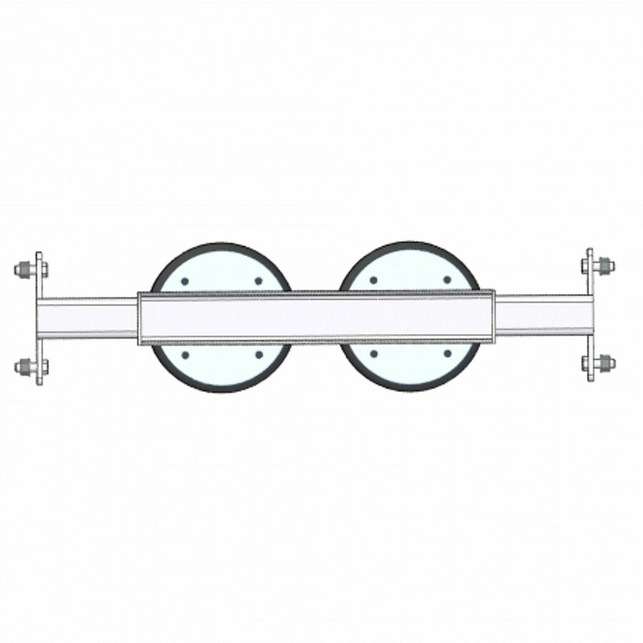 CENTER LIFT ASSEMBLY, SPRING RIDE, 21/74B, STEEL FRAME 102W