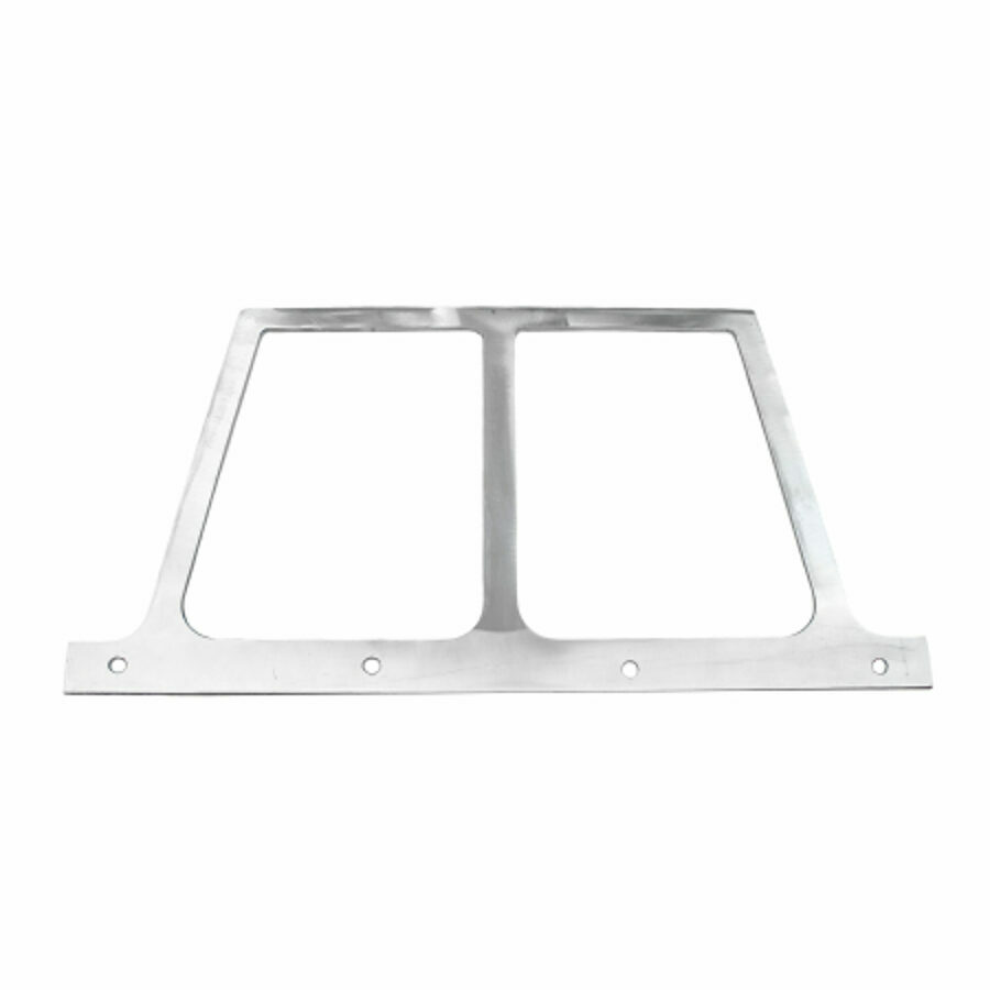 ALUMINUM ANTI-SAIL MUD FLAP BACKING BRACKET, BURNED 24" X 12-3/4"