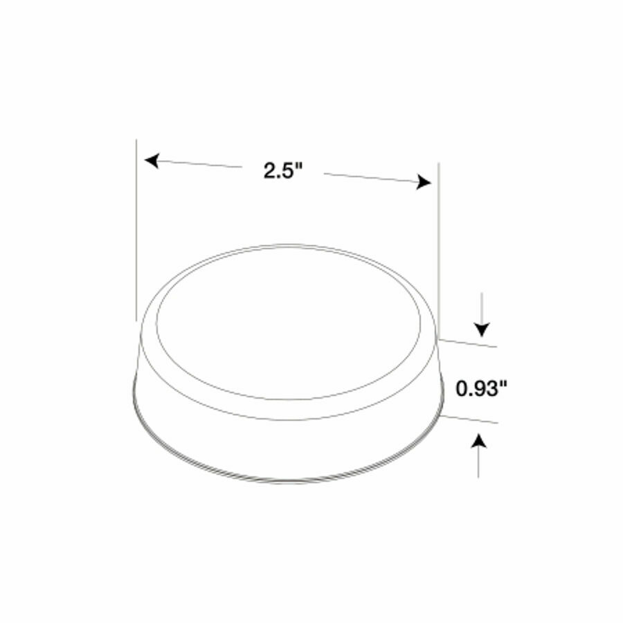 LAMP, LED 2-1/2", AMBER W/ CLEAR LENS SIGNAL STAT, 13 DIODE, PL-10, 12V