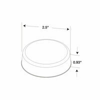LAMP, LED 2-1/2", AMBER W/ CLEAR LENS SIGNAL STAT, 13 DIODE, PL-10, 12V