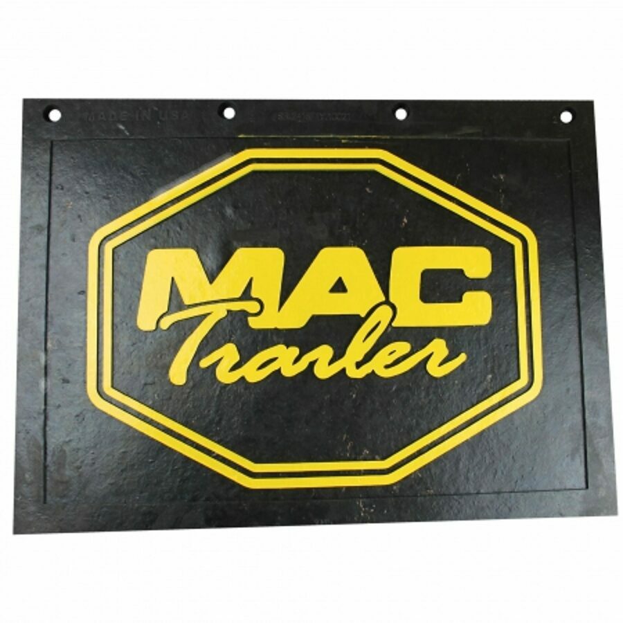 MAC TRAILER MUD FLAP, 1/2", 18" X 24" FRONT RUBBER