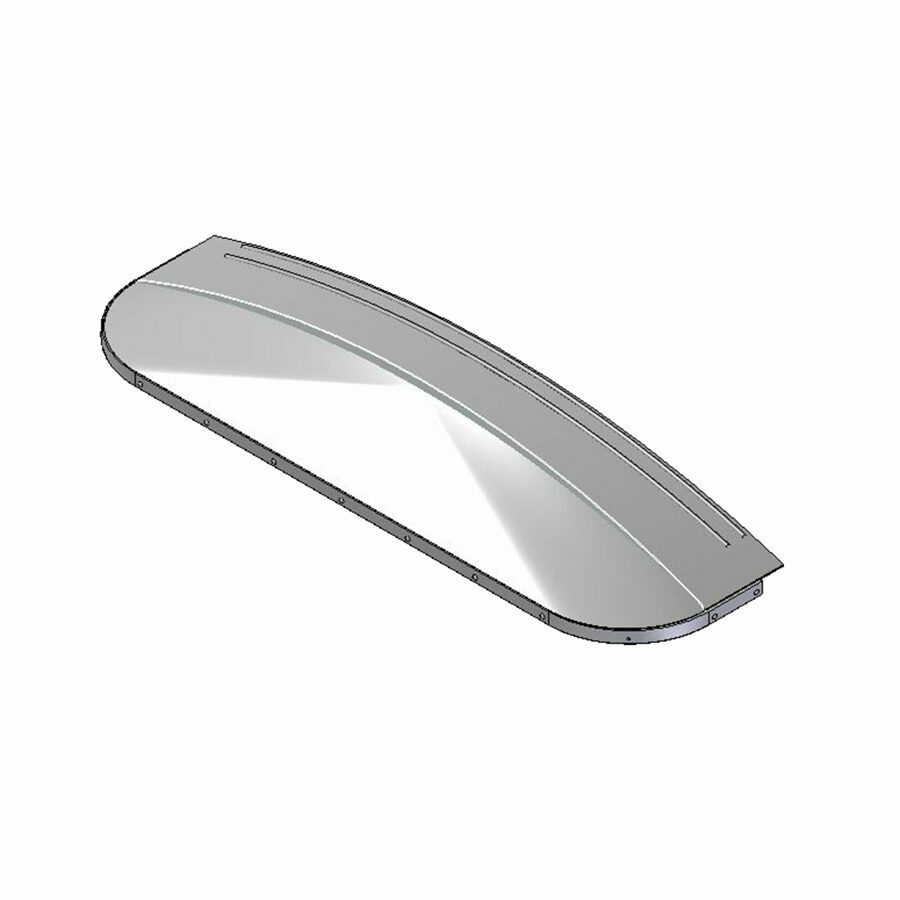 STANDARD 8" RISE ROLL CAP ASSEMBLY 102" WIDE